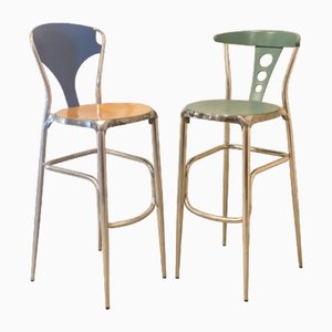 Bar Stools from Origlia, 1980s, Set of 2