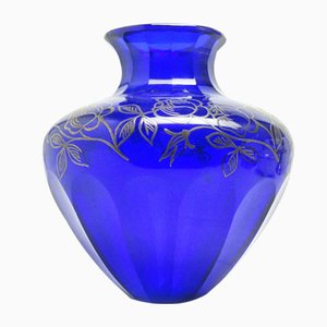 Polnische Art Deco Vase von Josephine Glassworks, 1930er