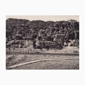 Hanna Seidel, Mexican Ruins, Maya, Black and White Photograph, 1960s