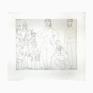 Pablo Picasso, Venus Et l'Amour, Etching, 1968