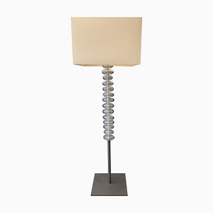 Large Floor Lamp in Murano Glass and Steel by Jean-Marie Massaud for Poltrona Frau, 2006