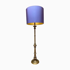 Italian Floor Lamp in Brass by Gaetano Sciolari, 1960