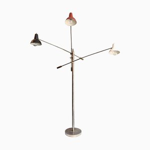 Italienische Mid-Century Trienalle Stehlampe aus Messing, 1950er