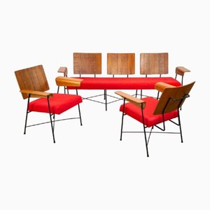 George Sofa and Armchairs, 1960, Set of 3