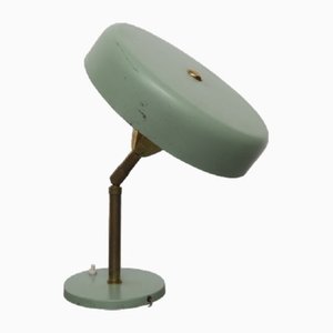 Lampe de Bureau Mid-Century en Laiton attribuée à Oscar Torlasco, 1950s