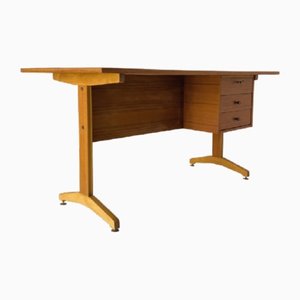 Schreibtisch aus Teak & Kirschholz, 1960er