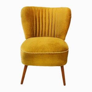 Velour Cocktail Chair, 1960s