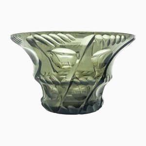 Art Deco Bowl from Moser, Czechoslovakia, 1950s