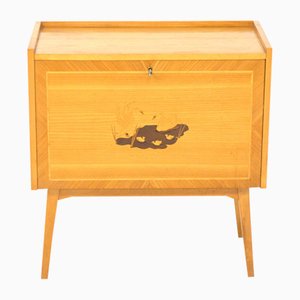 Elm Chest of Drawers, Sweden, 1950s