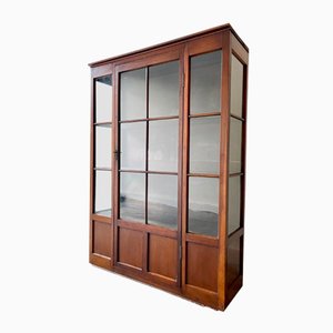 Antique Glass and Mahogany Display Cabinet