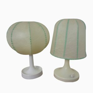 Cocoon Table Lamps, 1960s, Set of 2