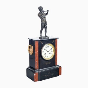 Marti Pendulum Clock with Bronze Sculpture