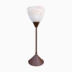 Lampada da tavolo in vetro di Murano, Italia, anni '60