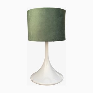Tulip Lamp with Green Shade, Netherlands, 1960s