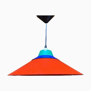 Metal Pendant Light from W.L.P., Germany, 1980s
