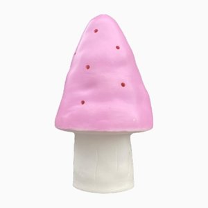 Pinke Mushroom Tischlampe, 1970er