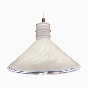 Alabaster and Murano Glass Pendant Light, 1960s