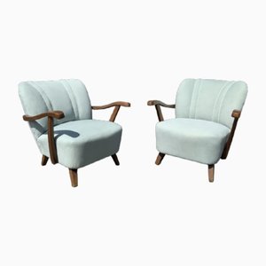 Set of Art Deco Armchairs by Jindrich Halabala for Up Závody, 1930s