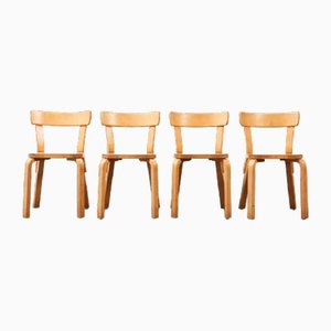 Model 69 Dining Chairs by Alvar Aalto for Artek, 1970s, Set of 4
