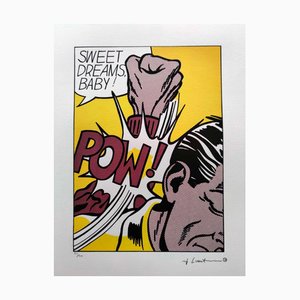Litografia After Roy Lichtenstein, Sweet Dreams Baby!, anni '90