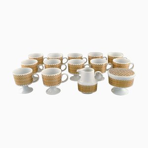 Service à Café pour 12 Personnes par Tapio Wirkkala pour Rosenthal, 1970s, Set de 14