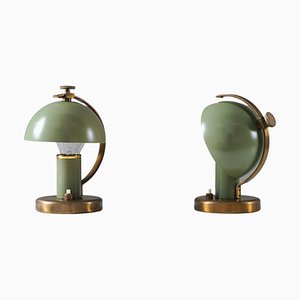 Mid-Century Scandinavian Table Lamps attributed to Erik Tidstrand for Nk, 1930s, Set of 2