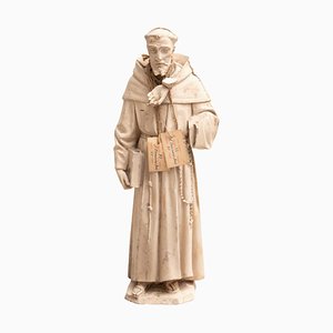 Traditional Saint Figure in Plaster, 1950s