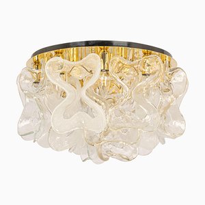 Large Catena Ceiling Light in Murano Glass from Kalmar, Austria, 1960s