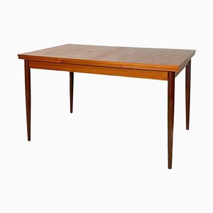 Danish Wooden Dining Table with Side Extensions from Lübke, 1960s
