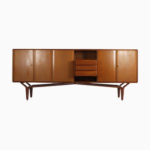 Credenza con ante e cassetti in legno di Galleria Mobili D Arte, Italia, anni '50