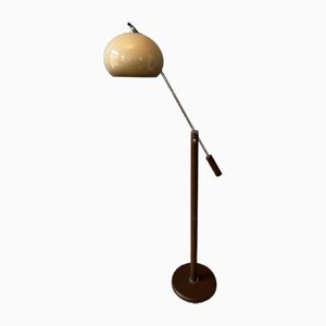 Space Age Mushroom Swing Arm Floor Lamp from Dijkstra, 1970s