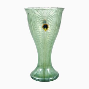 Peacock Eyes Vase by Loetz, 1989