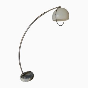 Arc Floor Lamp in Acrylic Glass and Marble, 1970s