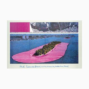 Jeanne-Claude & Christo, Surrounded Islands, 1983, Stampa artistica su carta pesante