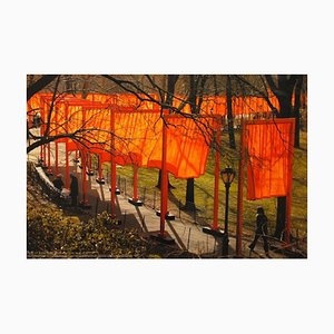 Christo, The Gates, Central Park, Nueva York, 2005, Offset de color en papel pesado