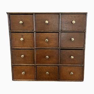 Early 18th Century Oak Nest of Drawers, 1710s