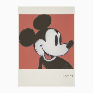 After Andy Warhol, Mickey Mouse, Serigrafía, años 90