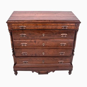 Antique Oak Chest of Drawers, Northern Europe, 1890s