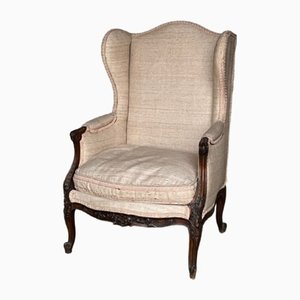 19th Century French Wing Armchair, 1870s