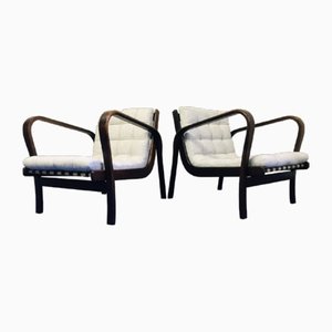 Set of Vintage Amchairs by Koželka & Kropáček for Interior Prague, 1940
