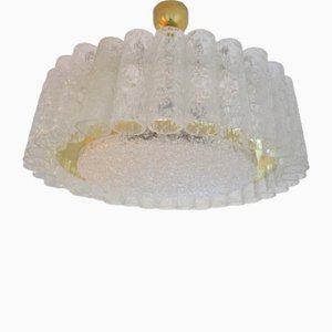 Glass Tube Ceiling Lamp from Doria, Germany, 1960s