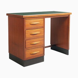 Bureau Art Déco en Noyer Blond, Italie, 1930s