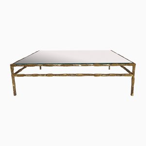 Hammered Gold Cocktail Coffee Table