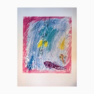 Marc Chagall, Jacob's Dream, 1986, Lithographie