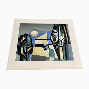 Albert Ferenz, Abstract Composition, 1950s, Lithograph