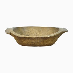 Handmade Wooden Dough Bowl, Early 20th Century