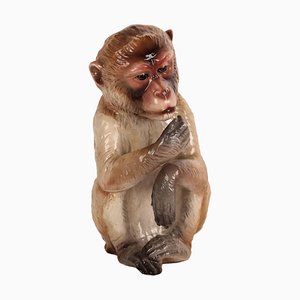Ceramic Monkey Figurine from Ronzan