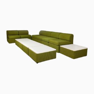 Böhmisches Vintage Sofa & Beistelltische, 1970er, 12er Set
