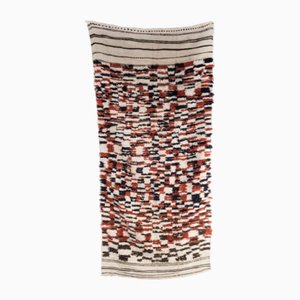 Vintage Berber Azilal Muster Teppich mit quadratischem Muster