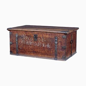Early 19th Century Swedish Painted Blanket Box